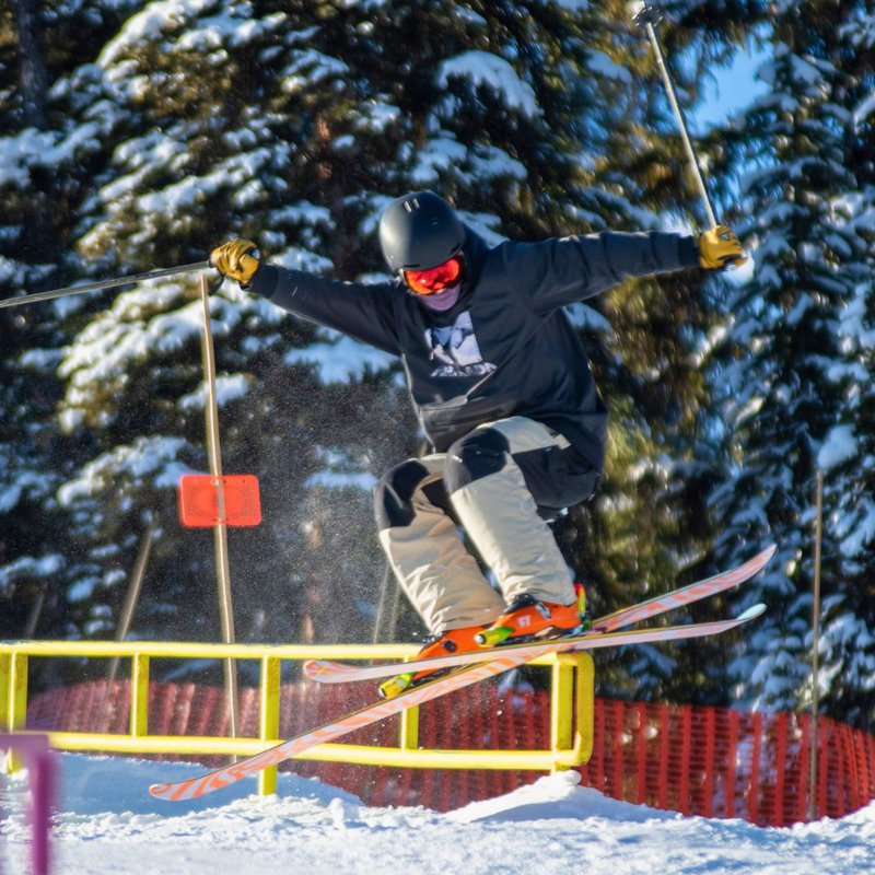 Marmot Basin Rail Jam
